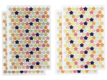 METALLIC AND PASTEL STICKERS Stars