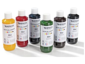ENCRES GEL À DESSINER 6 x 250 ml