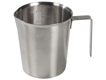 EDELSTAHLKARAFFE Mit Skaleneinteilung, stapelbar 0,5 L