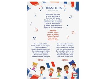POSTER ÉDUCATIF La Marseillaise