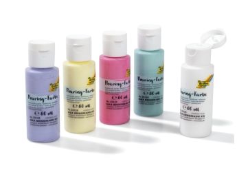 KIT ACRYLIC POURING Couleurs pastel