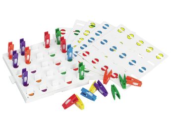 KNIJPERTJES SPEL KLEUREN EN POSITIES ENKEL