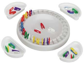 TWEEKLEURIG KNIJPER-DOMINO SPEL