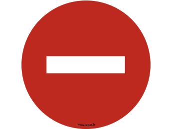 MARCAÇÕES NO CHÃO DE PREVENÇÃO DE ALTA RESISTÊNCIA Sentido proibido