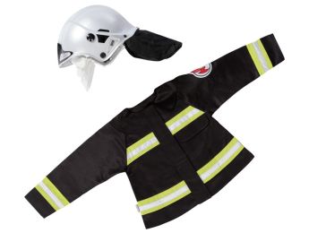 PREMIUM COSTUME Firefighter with helmet