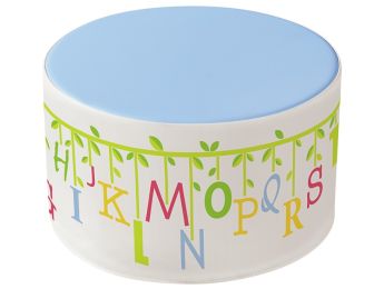 DECORATIVE SCHOOL POUFFE The alphabet