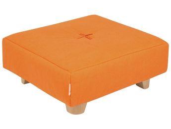 POUF CARRÉ Avec pieds en bois Cocoon Confort