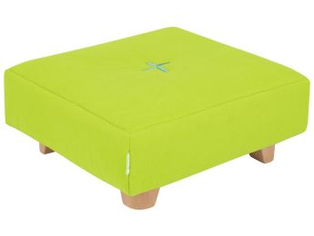 POUF CARRÉ Avec pieds en bois Cocoon Confort