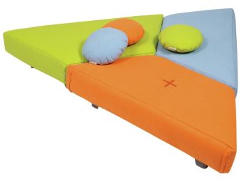 SET DRIEHOEK COOL Cocoon Comfort Met metalen poten
