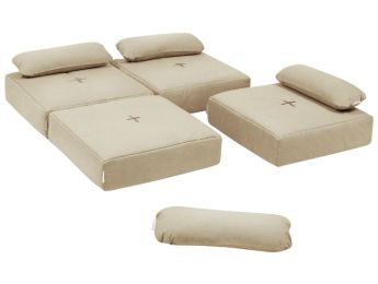 ZEN-HOCKERSET Cocoon Komfort Ohne Füße