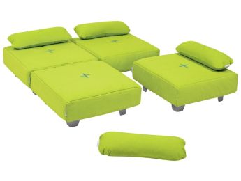 ZEN-HOCKERSET Cocoon Komfort Mit Metallfüßen