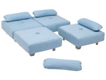 ZEN-HOCKERSET Cocoon Komfort Mit Metallfüßen