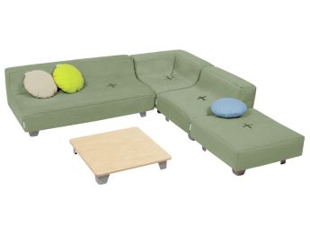 PLAUDERECKEN-SET Cocoon Komfort Mit Metallfüßen