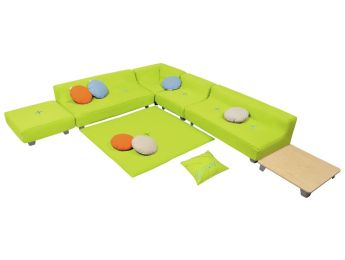 SET ENTSPANNUNGSECKE Cocoon Komfort Mit Metallfüßen