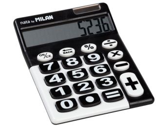 CALCULATOR WITH LARGE CONTRASTING KEYS 10 digits