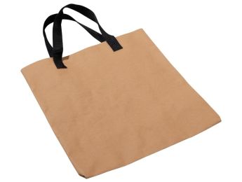 SAC DE COURSES EN PAPIER IMITATION CUIR À DÉCORER
