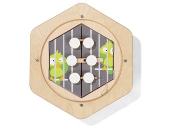 HEXAGON ACTIVITY PANEL Bird cage