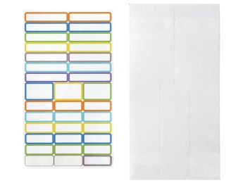 ÉTIQUETTES PLASTIFIÉES