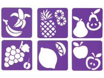 SCHABLONEN Das Obst