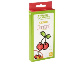 KIT CRÉATIF STICKERS PERLES DIAMANT Cerise