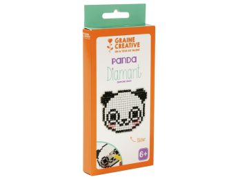 KIT CRÉATIF STICKERS PERLES DIAMANT Panda