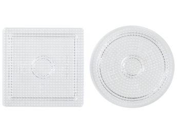 PLAQUES POUR MINI PERLES Formes géométriques