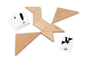 LARGE WOODEN TANGRAM