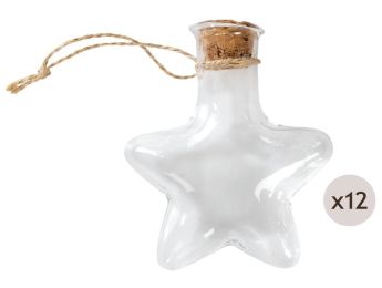 SUSPENSIONS EN VERRE À DÉCORER Étoiles