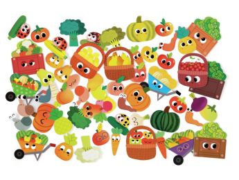GOMMETTES THÉMATIQUES ULTRA GÉANTES Fruits et légumes