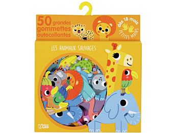 GOMMETTES THÉMATIQUES ULTRA GÉANTES Animaux sauvages