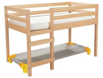 HOCHBETT Einzelbett + wasserfeste Matratze + Standardliege