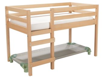 HOCHBETT Einzelbett + wasserfeste Matratze + Standardliege