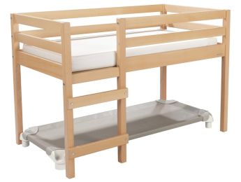 HOCHBETT Einzelbett + wasserfeste Matratze + Standardliege