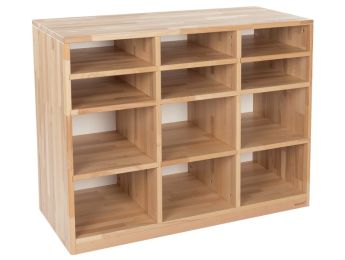 SOLID WOODEN UNIT 9 shelves