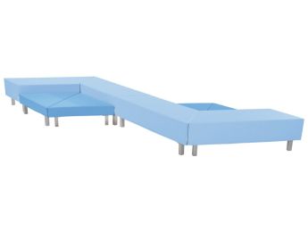 SET DE Z-VORM Delta Met metalen poten