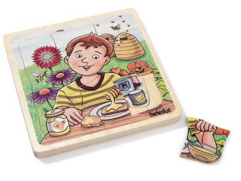 PUZZLE WHERE THE HONEY COMES FROM