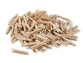 PINCES À LINGE L: 8 cm - Naturelles