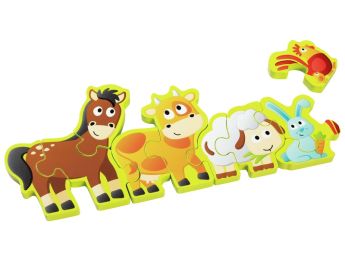 Animals NUMBERS PUZZLE