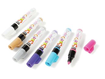 KORTE PLAKKAATVERFSTIFTEN Skrib Fun kleuren
