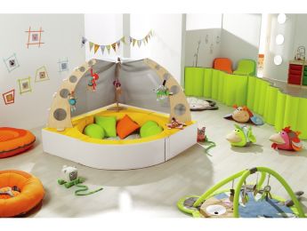 TENDA CON PALLINE APERTA Basic senza palline