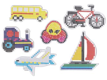 PLAQUES POUR PETITES PERLES Les transports