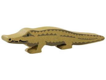 FIGURINE EN BOIS CROCODILE