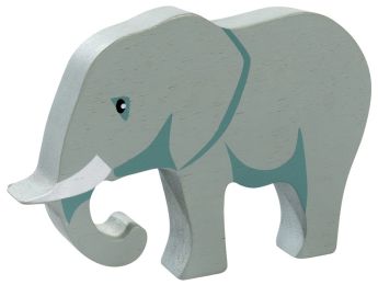 FIGURINE EN BOIS ÉLÉPHANT