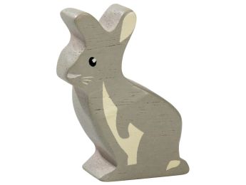 FIGURINE EN BOIS LAPIN