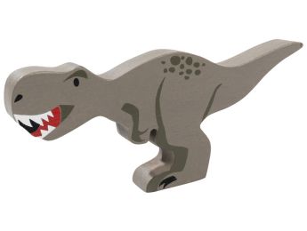 FIGURINE EN BOIS TYRANOSAURE