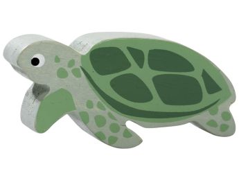 FIGURINE EN BOIS TORTUE DE MER