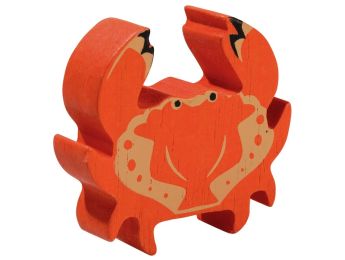 FIGURINE EN BOIS CRABE