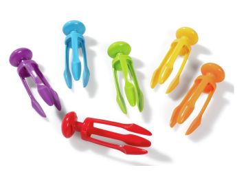 OUTILS DE MOTRICITÉ FINE Lot de 6 pinces