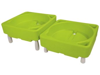 KIT 2 grandes tables multi-niveaux éco-responsables