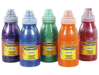 GLITTER GOUACHE 5 x 250 ml – Tropical colours